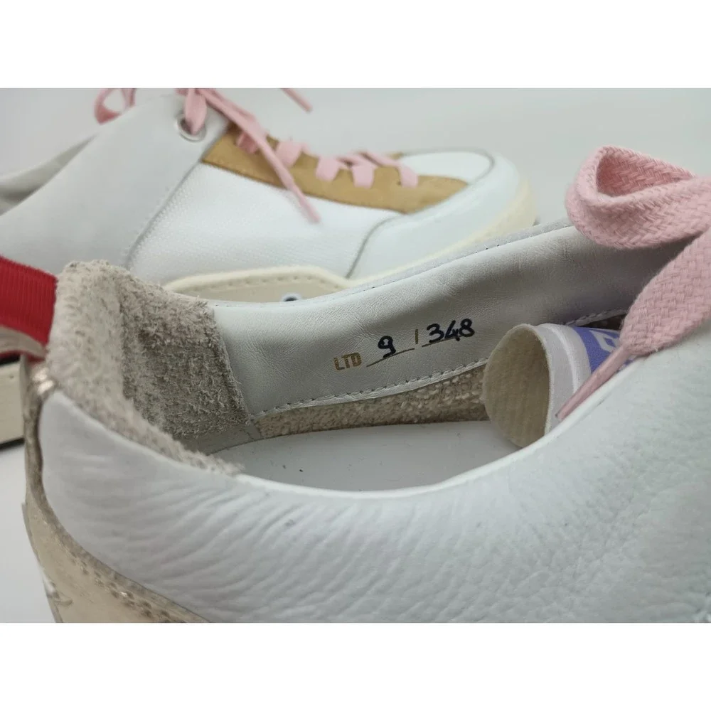 Golden Goose Yeah Low Top Sneakers Women's White Cheetah Star Shoes Size 41 - Picture 7 of 8